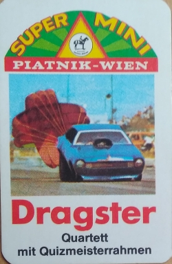 Super Mini Quartett Piatnik Dragster